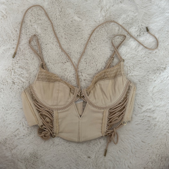 Bydee Mila longline bra in pearl - Picture 1 of 1